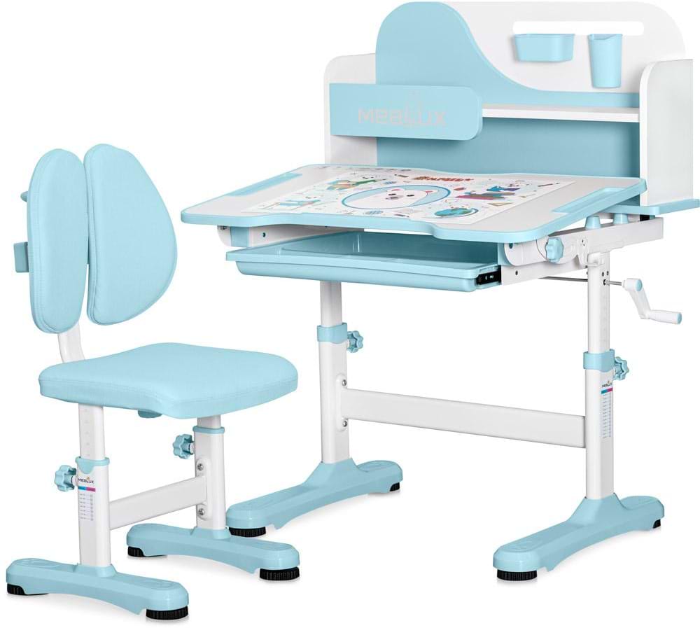 Комплект мебели школьный Mealux Wave Blue (BD-31 BL)